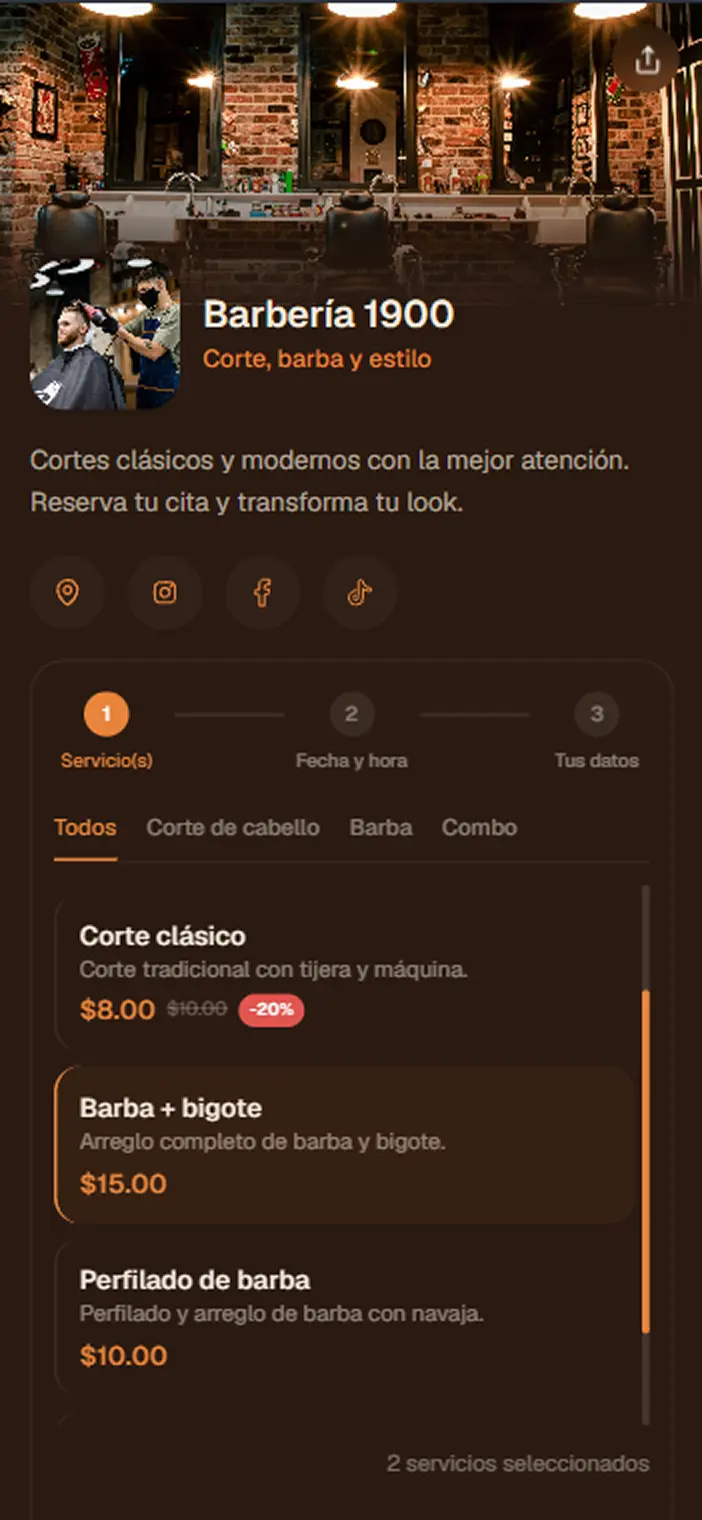 Recibe reservas — vista 1