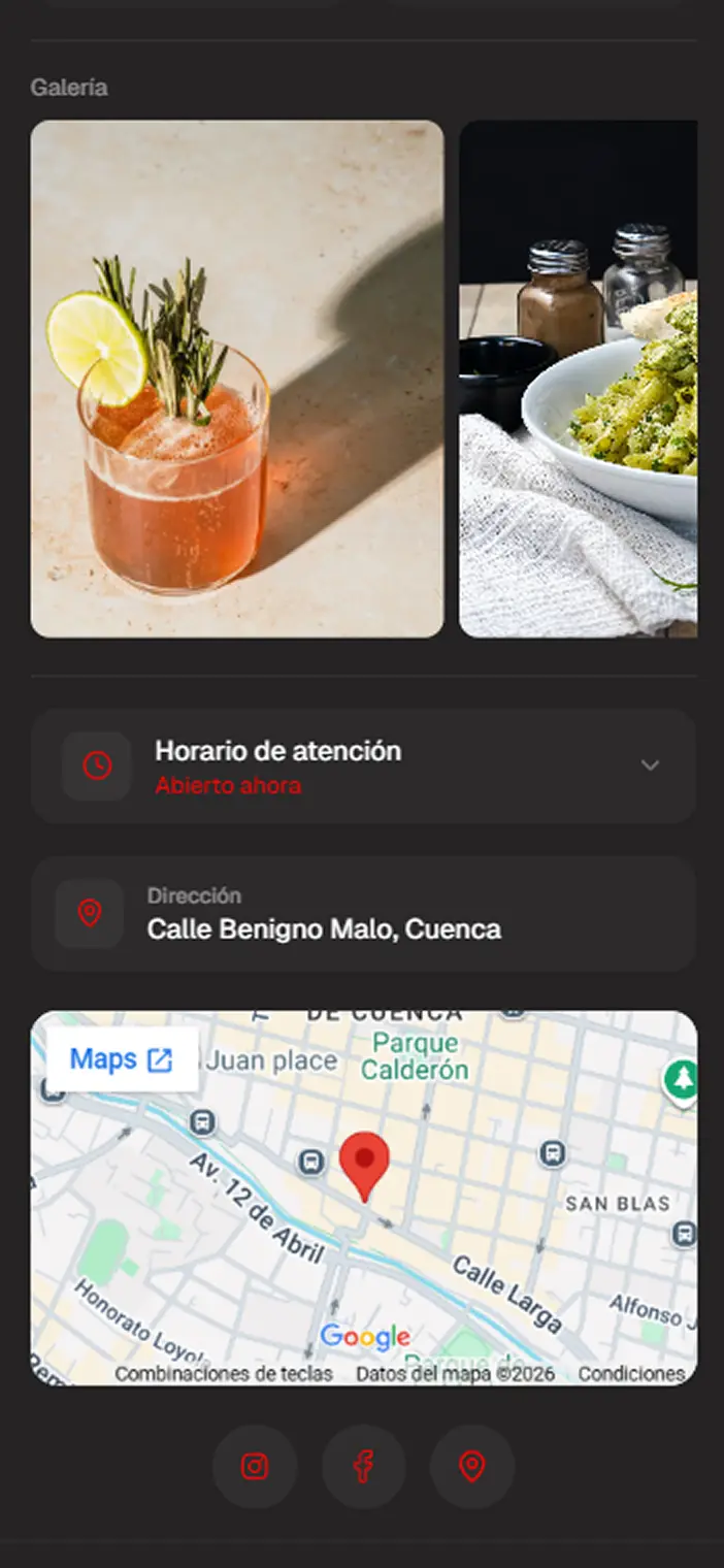 Recibe pedidos — vista 2